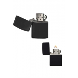 Mey İthalat® Çakmak Parlak Siyah Benzinli Çakmak Cep Boy Doldurulabilir