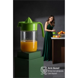 Mey İthalat® Cam Hazneli Profesyonel Narenciye Sıkacağı – 660 ml 19 cm Derin Kapasite