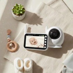 Mey İthalat® Canlı İzleme Özellikli Ortam Dinlemeli Bebek Monitörü