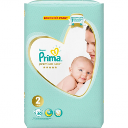 Mey İthalat®   Care Eko Paket 2 Beden 60 Adet