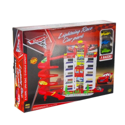 Mey İthalat® Cars Racer Asansörlü Garaj Seti
