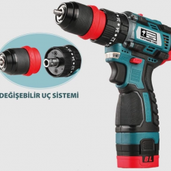 Mey İthalat® Cat Power 1360 Akülü Vidalama Makinesi 16 V 2,0 Ah