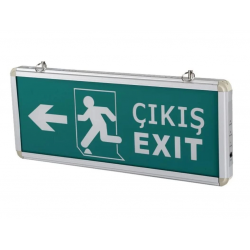 Mey İthalat® Cata 9170 Ledli Exit Çıkış Armatürü 3 Saat Akülü