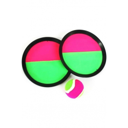 Mey İthalat® Catch Ball Renkli Cırtlı At Yakala Oyunu Attut