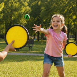 Mey İthalat® Catch Ball Set 2 Kişilik Top Yakalama Oyunu Çocuk Aktivite Seti