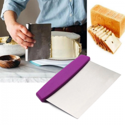Mey İthalat®  Çelik Hamur Kesici Kazıyıcı Pasta Kek Dekorasyon Spatula Aleti