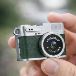 Mey İthalat® Cep Boy 4K Mini Kamera 1080P Video IPS Ekran Taşınabilir Dijital Kamera