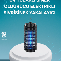 Mey İthalat® Çevre Dostu Elektrikli Sivrisinek Öldürücü Lamba – 50m² Etki Alanı