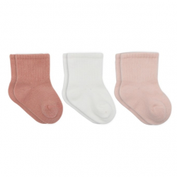 Mey İthalat® Cherry Girl 3'lü Penye Soket Çorap 10138 Pudra