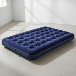 Mey İthalat® Çift Kişilik Şişme Yatak Dayanıklı Vinil Kamp ve Misafir Kullanımına Uygun