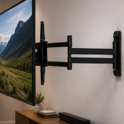 Mey İthalat® Çift Kollu TV Askı Aparatı Hareketli LCD LED Televizyon Askılığı