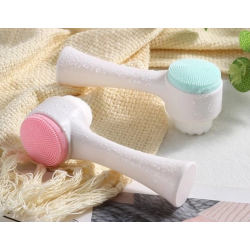 Mey İthalat® Çift Taraflı 3D Yumuşak Yüz Bakım Fırçası