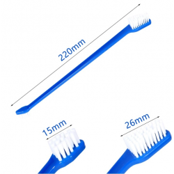 Mey İthalat® Çift Taraflı Hayvan Diş Fırçası 4 lü set