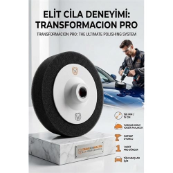 Mey İthalat® Cila Süngeri 150mm - Yumuşak Siyah Finishing Pedi Wax ve Hare Giderme 723113