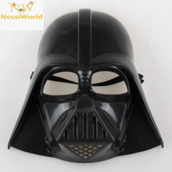 Mey İthalat® Çocuk Boy Yıldız Savaşları Darth Vader Maskesi ve 90 cm Pelerin Seti Siyah