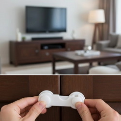 Mey İthalat® ÇOCUK GÜVENLİK KİLİDİ 4 ADET