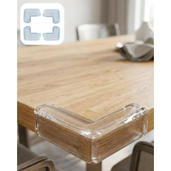 Mey İthalat® Çocuk Güvenlik Köşe Koruyucu 4 Lü Set Masa Sehpa Köşe Aparatı