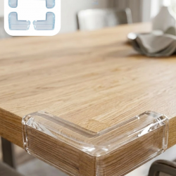 Mey İthalat® Çocuk Güvenlik Köşe Koruyucu 4 Lü Set Masa Sehpa Köşe Aparatı