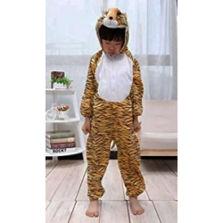 Mey İthalat®  Çocuk Kaplan Kostumu - Aslan Kostümü 6-7 Yaş 120 cm