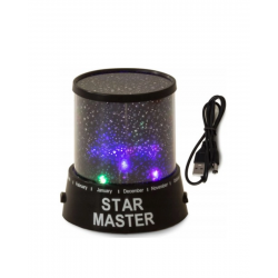 Mey İthalat® Çocuk Odası Yıldız Projektörü Renk Değiştiren Gece Lambası