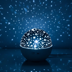 Mey İthalat® Çocuk ve Yetişkinler İçin Yıldız Projektör Gece Işığı