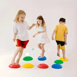 Mey İthalat® Çocuk Yarım Küre Denge ve Koordinasyon Adası 6'lı Set