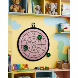 Mey İthalat® Çocuklar İçin Güvenli Dart Oyunu Cırtlı Toplu Eğlenceli Hedef Oyunu