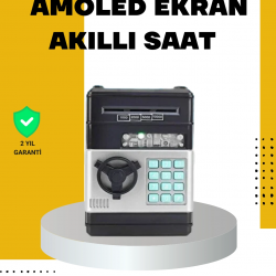 Mey İthalat® Çocuklar İçin Şifreli ATM Kasa Para Yutan Kumbara