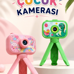 Mey İthalat® Çocuklara Özel Dijital LCD Ekran 1080P HD Görüntü Kaliteli