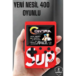 Mey İthalat® Çocuklara Özel SUP 400 Oyunlu Mini Oyun Konsolu