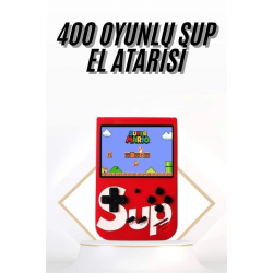 Mey İthalat® Çocuklara Özel Taşınabilir Sup El Atarisi 400 Oyunlu Nostaljik Oyun Konsolu