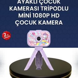 Mey İthalat® Çocuklara Özel Tripodlu Kamera – 27 Çerçeve ve 10 Ayna Efekti