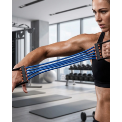 Mey İthalat® Çok Amaçlı Egzersiz Bandı Ev Spor Aleti Kas Güçlendirme Lastiği