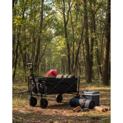 Mey İthalat® Çok Amaçlı Katlanabilir Kamp Arabası Bahçe Alışveriş Taşıma Vagonu