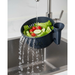 Mey İthalat® Çok Amaçlı Sebze Yıkayıcı Ergonomik Tasarım Süzgeçli Mutfak Kabı