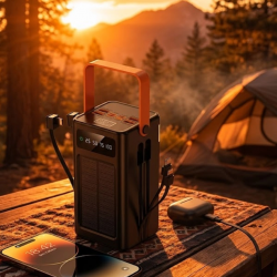 Mey İthalat® Çok Amaçlı Solar Powerbank Yüksek Kapasiteli Taşınabilir Şarj Cihazı 80.000