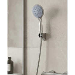 Mey İthalat® Çok Fonksiyonlu 4 Kademeli El Duşu Seti Spiral Hortumlu Banyo Duş Başlığı