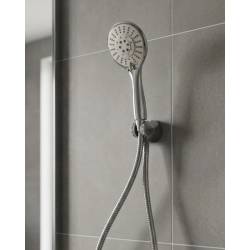 Mey İthalat® Çok Fonksiyonlu El Duşu Başlığı Spiral Hortumlu Dayanıklı Duş Seti