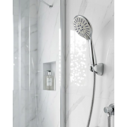 Mey İthalat® Çok Fonksiyonlu El Duşu ve Duş Hortumu Seti Mafsallı Tutacak Dayanıklı Hortum