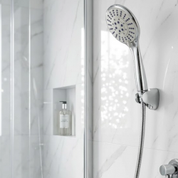 Mey İthalat® Çok Fonksiyonlu El Duşu ve Duş Hortumu Seti Mafsallı Tutacak Dayanıklı Hortum