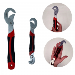 Mey İthalat®  Çok Fonksiyonlu Ergonomik  Ayarlanabilir Büyük Küçük Akıllı Pense Anahtar 2li Set