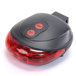 Mey İthalat®  Çok Fonksiyonlu Pilli Bisiklet Led Lazer Işığı Arka Stop ası