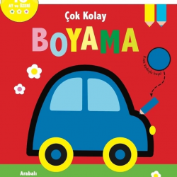 Mey İthalat® Çok Kolay Boyama Arabalı Resim Kitabım