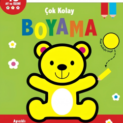 Mey İthalat® Çok Kolay Boyama Ayıcıklı Resim Kitabım