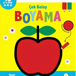 Mey İthalat® Çok Kolay Boyama Elmalı Resim Kitabım