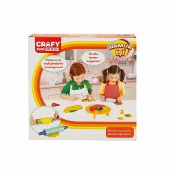 Mey İthalat® Crafy Hamur İşi Oyun Hamuru Seti 200 g 6 Parça