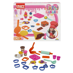 Mey İthalat® Crafy Tatlı Düşler Oyun Hamuru Seti 200 g 22 Parça