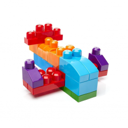 Mey İthalat® CYP67 MEGA BLOKS® 60 parçalı Blok Torbaları 2 asorti - Mavi - Pembe +1 yaş