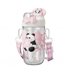 Mey İthalat® D2518 DILLER 580 ML BOYUN ASKILI TRITAN SU MATARASI