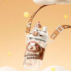 Mey İthalat® D2550 DILLER 580 ML BOYUN ASKILI TRITAN SU MATARASI